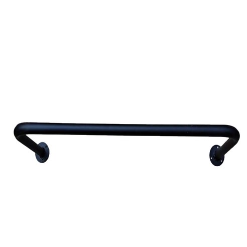 MINGMING 옷가게 벽면행거 다용도 U자형 빨래 건조대 간편 설치, 25*60cm, 매트 블랙, 1개