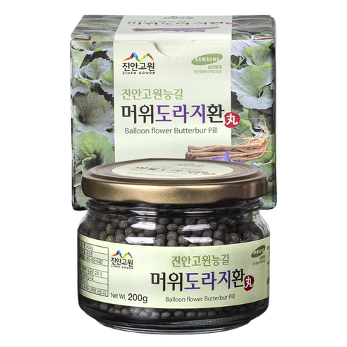[진안고원농산] 무농약 직접 재배 머위도라지환 200g