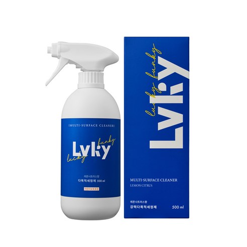 라키 강력 다목적 세제 욕실 주방 청소 세제 찌든때 물때 제거 6개, 500ml