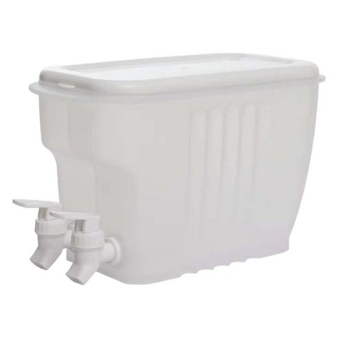 대용량 음료 디스펜서가 있는 3.5L 냉수 병 누수 방지 와이드 넥 음료 디스펜서 채우기 쉬운 얼음 음료 주전자, 분명한, 식품 학년 PP