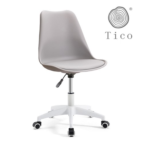 TICO 컴퓨터 의자 공부의자 사무실의자 북유럽 디자인 회전의자, 그레이02