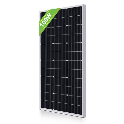 녹원LYYUAN 100W 태양광 패널 태양광판널 태양열 발전기 접이식 태양광 충전기 방수 단결정, 5A, 1개