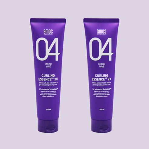 아모스 컬링에센스 2X 헤어에센스 150ml x 2개, 컬링 에센스2X 150ml 2개