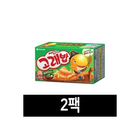 오리온 고래밥 46g 2봉/봉지과자/포카칩 438140, 오리온 고래밥 46g 2봉/봉지과자