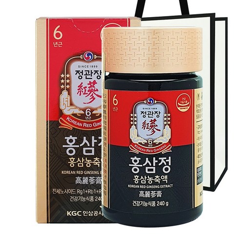 정관장 홍삼정 홍삼 농축액 100% 쇼핑백포함, 240g, 1개
