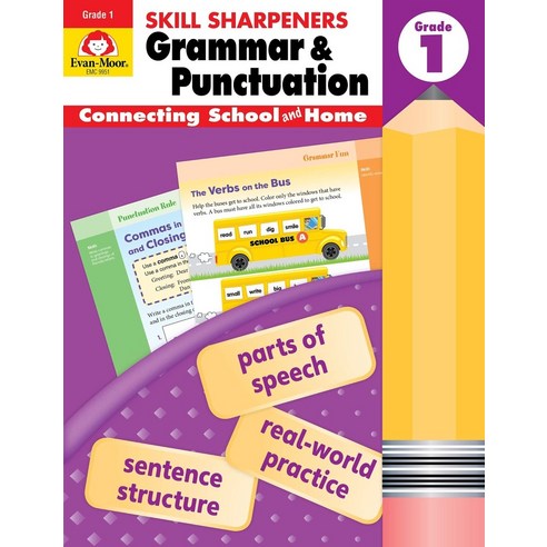 Skill Sharpeners Grammar and Punctuation Grade 1, Evan-Moor Educational Publishers