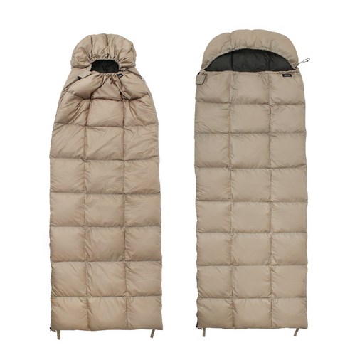 캠프빌리지 클라우드 구스침낭으로 따뜻하고 낭만적인 겨울 차박을!