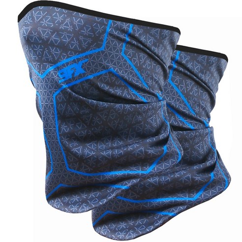 나인에프엑스 여름용 스포츠 자외선차단 마스크 2p, 퀸텀 네이비, 2개