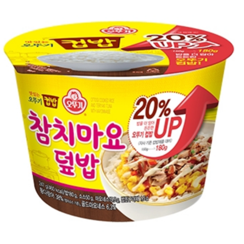 오뚜기 컵밥 참치마요(20%증량) 247g, 247g, 4개
