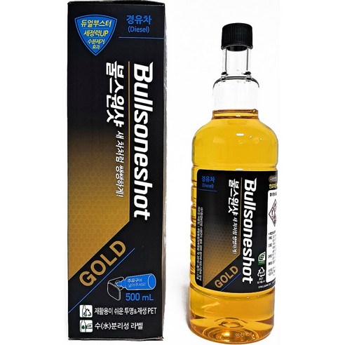 불스원 샷 골드 연료첨가제 500ml, 6개, 가솔린/휘발유