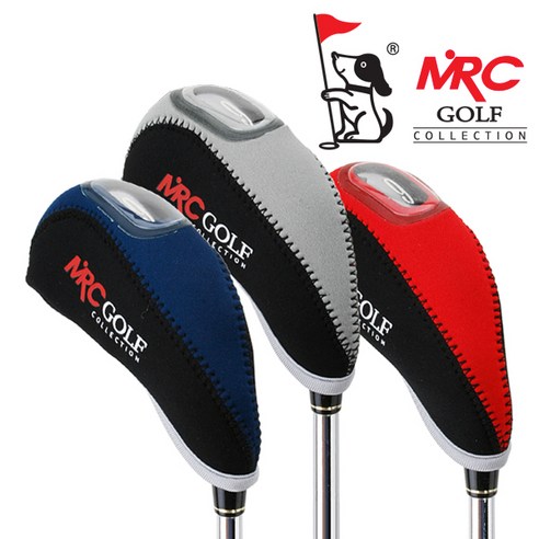 MRC GOLF 3색 투명창 아이언커버 9개 1세트 MG-IR07, 9개1세트