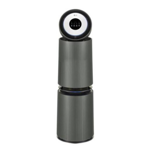 LG전자 퓨리케어 오브제컬렉션 AI+ 360 ̊ 공기청정기 M 필터 114㎡ 방문설치, AS355NGNA, 네이처 그린
