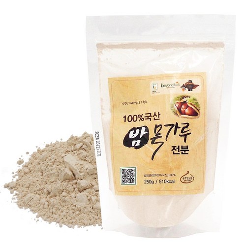 공주알밤 밤묵가루, 250g, 2개