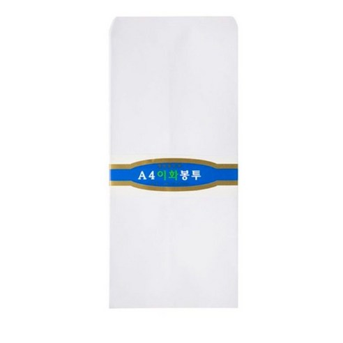 이화 A4 규격봉투 인쇄무 105 x 220 mm 100p, 12개