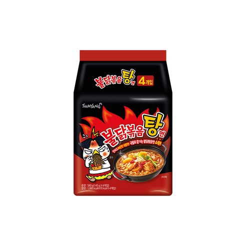 삼양 불닭볶음탕면 145g 8봉, 8개