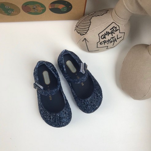 미니멜리사 지그재그4 젤리슈즈 아동 샌들