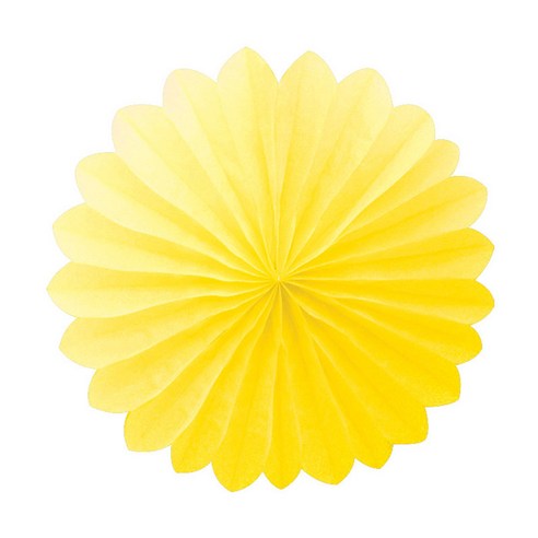 피플스파티 파티 페이퍼플라워 25cm 3p, 옐로우