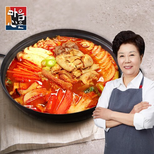 마음심은 배윤자 푸짐한 소곱창전골, 3개, 800g