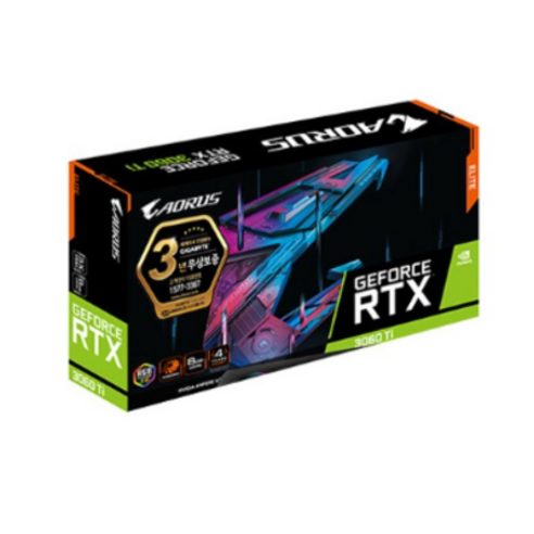 GIGABYTE AORUS 지포스 RTX 3060 Ti ELITE V2 D6 8GB 그래픽카드 제이씨현