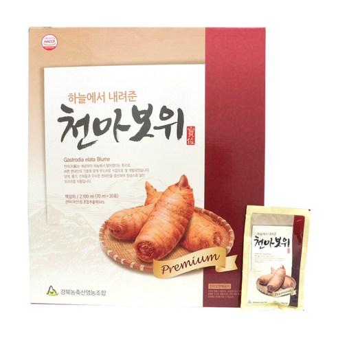 경북농축산영농조합 천마보위 70ml X 30포 (+선물용쇼핑백 포함) - 홍삼/인삼 | 쿠팡