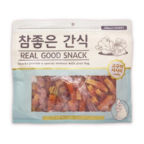 강아지 고구마 치즈 간식 무첨가물 포메 저염 제거 관리 노령견, 1개 강아지고구마간식 9 참좋은간식 헬로도기 강아지 간식 600g, 고구마사사미, 2개