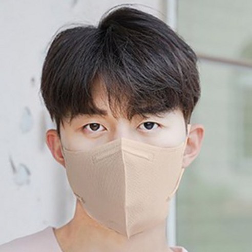 푸름마스크 새부리형 덴탈마스크 일회용 컬러 국산 여름용 50매입, 1개, 베이지