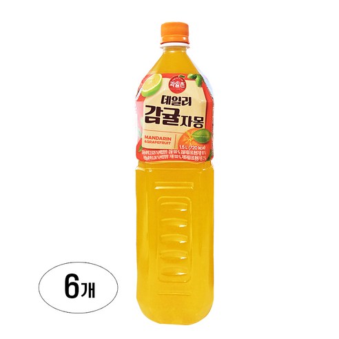 해태htb 과일촌 데일리 감귤자몽 주스