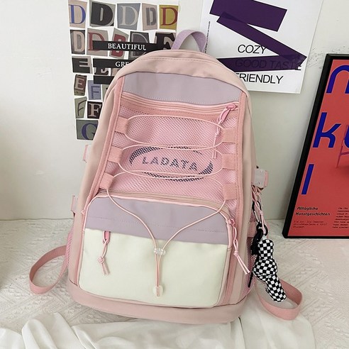 Fashion Backpack DFMEI 패셔너블한 대용량 백팩스쿨 백 여중생 대용량 대비색 ~ 배낭 배낭