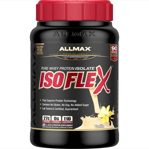 Allmax 아이소플렉스 퓨어 웨이 프로틴 아이솔레이트, 1개, 907g