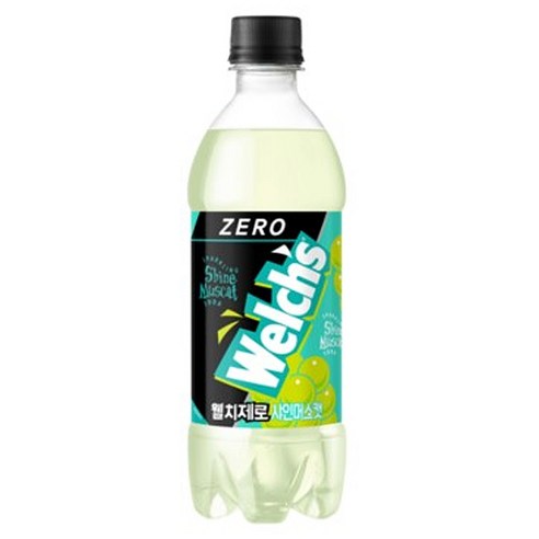 웰치 제로 샤인머스캣, 500ml, 6개