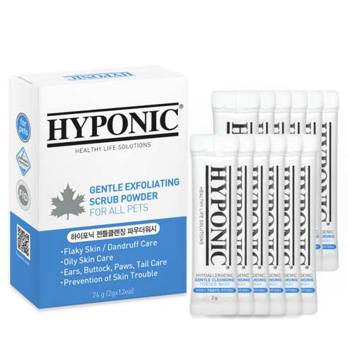 하이포닉 저자극 젠틀클렌징 파우더워시 (2g*12개입), 1개, 500ml