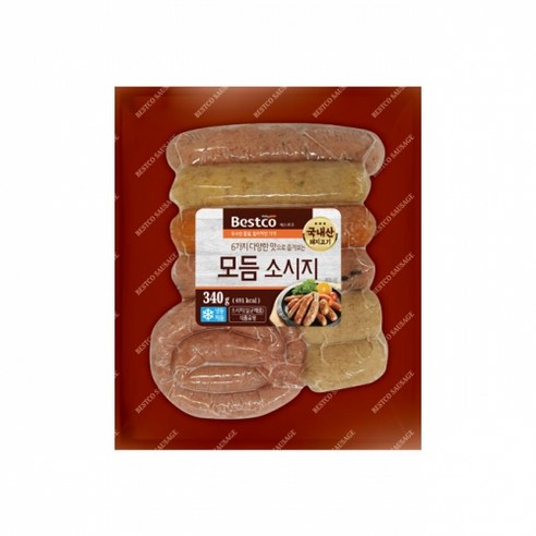 베스트코 모듬소시지 340g, 1개