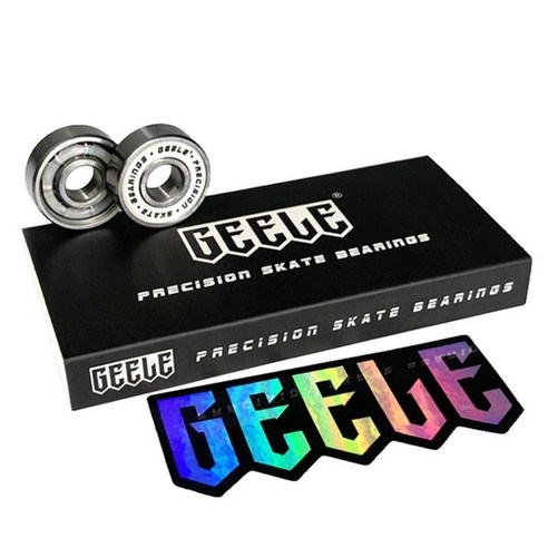 8pcs 스케이트 보드 베어링 608 스케이트 보드 용 베어링 인라인 스케이트 ners, 실버, 탄소강