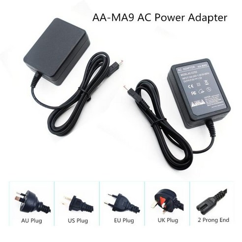 AA-MA9 MA9 AAMA9 삼성 호환 HMX-HU15 HMX-H205 HMX-S10 HMX-S16 HMX-H200 SMX-C10 SMX-C20 용 AC 전원 어