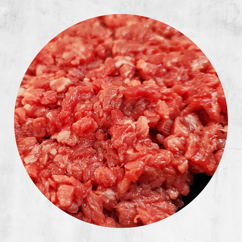 신선하고 건강한 한우 다짐육, 우마왕 1++ 냉장 칼로 다진 혼합 다짐육