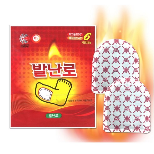 해피데이 (발난로) 핫팩 40g (10개), 10개