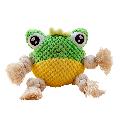강아지 개구리 인형 장난감 1개, 녹색