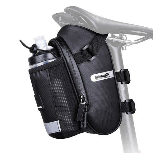 라이노워크 자전거 안장가방 방수 새들백 X21559, 1개, 블랙