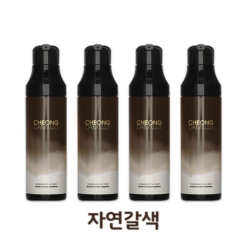 청담스타일 포레스트 블랙체인지 샴푸 자연갈색, 200ml, 4개