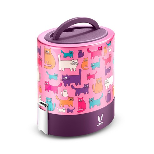 바야코리아 Tyffyn 보온 도시락통 1000ml (가방 X), 캣 1000ml(가방 X), 1개