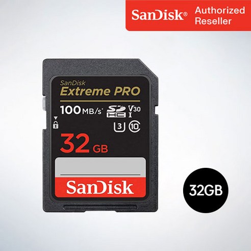 샌디스크 SD메모리카드 SDHC Extreme Pro 익스트림 프로 UHS-I SDXXO 32GB, 32기가