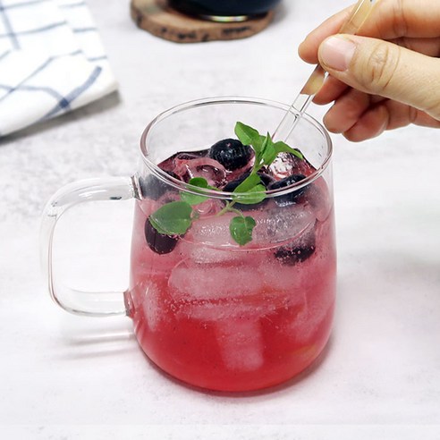 세련되고 실용적인 홈카페를 위한 샤르망 홈카페 투명 내열유리컵