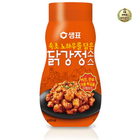 라이브잇 샘표 속초 닭강정 소스, 360g, 1개