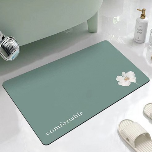 소프트논슬립빨아쓰는규조토발매트 추천 상품어뮤즈하우스 컴포터블 빨아쓰는 규조토 발매트 40*60cm, comfortabl..., 1개 제품 사진