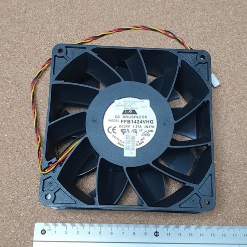 쿨링팬 FFB1424VHG FAN (3P) 24V 1.37A DELTA 140x140x50