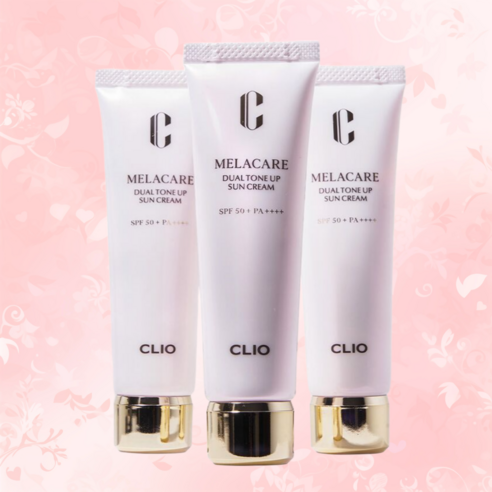 촉촉함과 화사함을 선사하는 피부를 위한 빛나는 선택, 클리오 멜라케어 듀얼 톤업 선크림