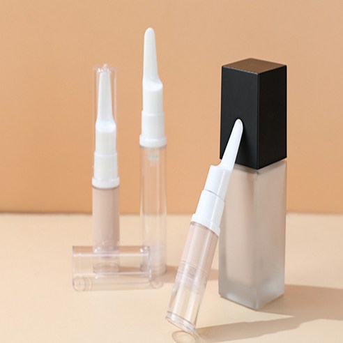 이그노티 여행용 화장품 공병 크림 용기 세트, 5ml+10ml+15ml, 5개