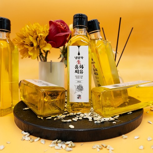 맛있게 뼈 건강 챙기기: 식품애착 냉압착 생홍화씨유