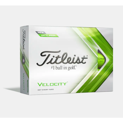 아토맥스 골프공  타이틀리스트 정품 벨로시티 Velocity 2022 골프공, 그린, 1개, 1개