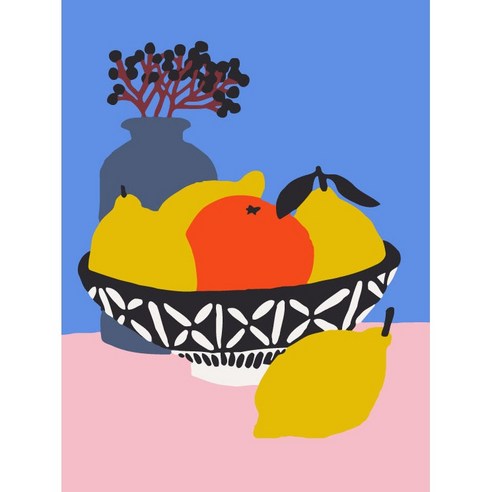 모모픽스페인팅 유화그리기 30x40cm 보테니컬, C11 노란레몬, 1개